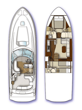 48 ft. Sea Ray New Yacht Charter Cancun