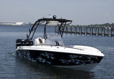 Glasstream 328 boat cancun 2