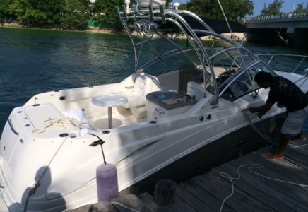 Sea ray 27 boat rental cancun 2