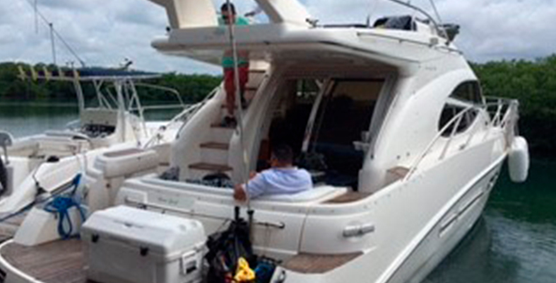 RENTA DE YATES EN CANCUN SEA LINE 45 PIES 2