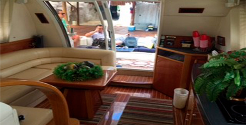 RENTA DE YATES EN CANCUN SEA LINE 45 PIES 7