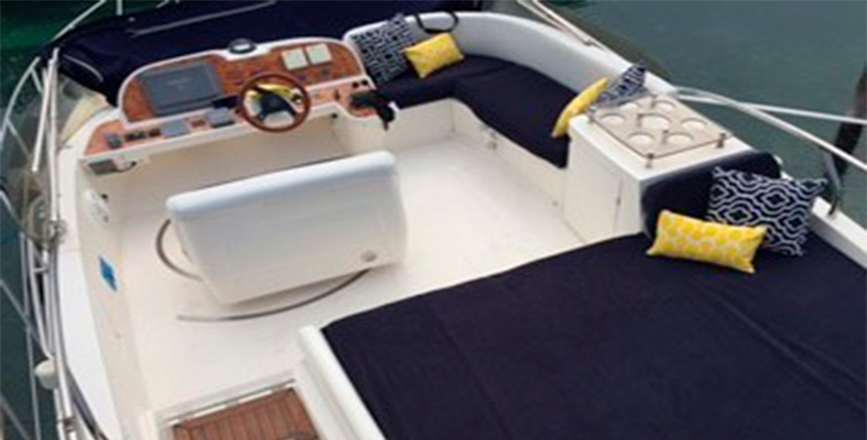 RENTA DE YATES EN CANCUN SEA LINE 45 PIES 8