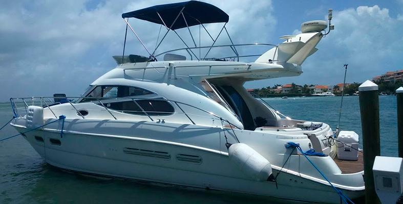 RENTA DE YATES EN CANCUN SEA LINE 45 PIES