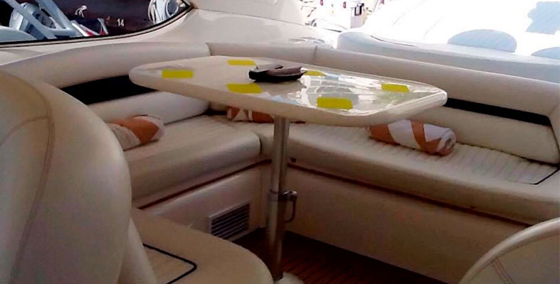 Renta de yates en Cancun Sunseeker 60 pies 11